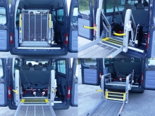 Ford Transit mit elektro-hydraulischem Rollstuhllift